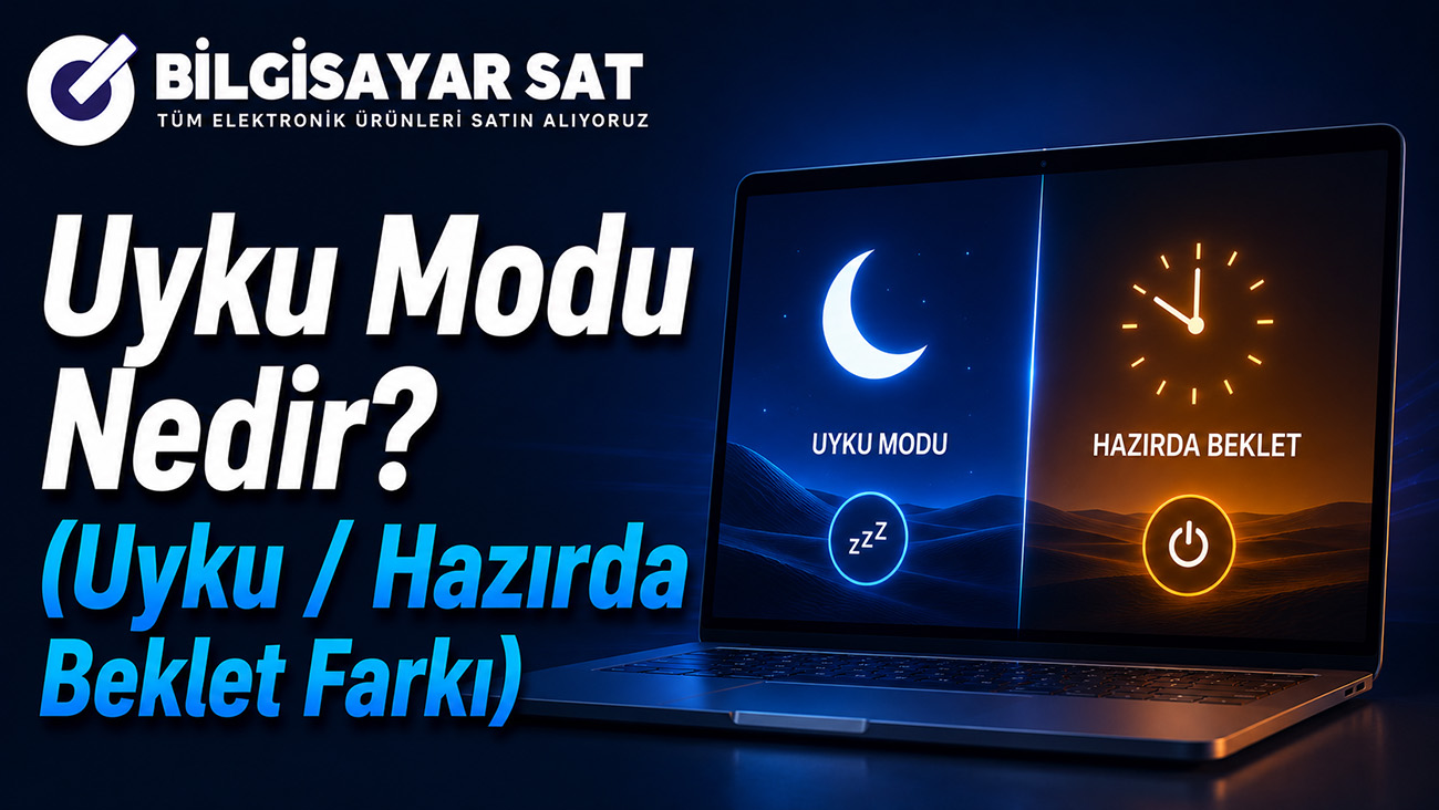 Uyku Modu Nedir? (Uyku / Hazırda Beklet Farkı)