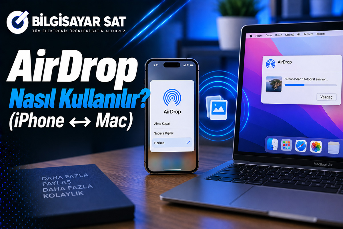 AirDrop Nasıl Kullanılır? (iPhone ↔ Mac)