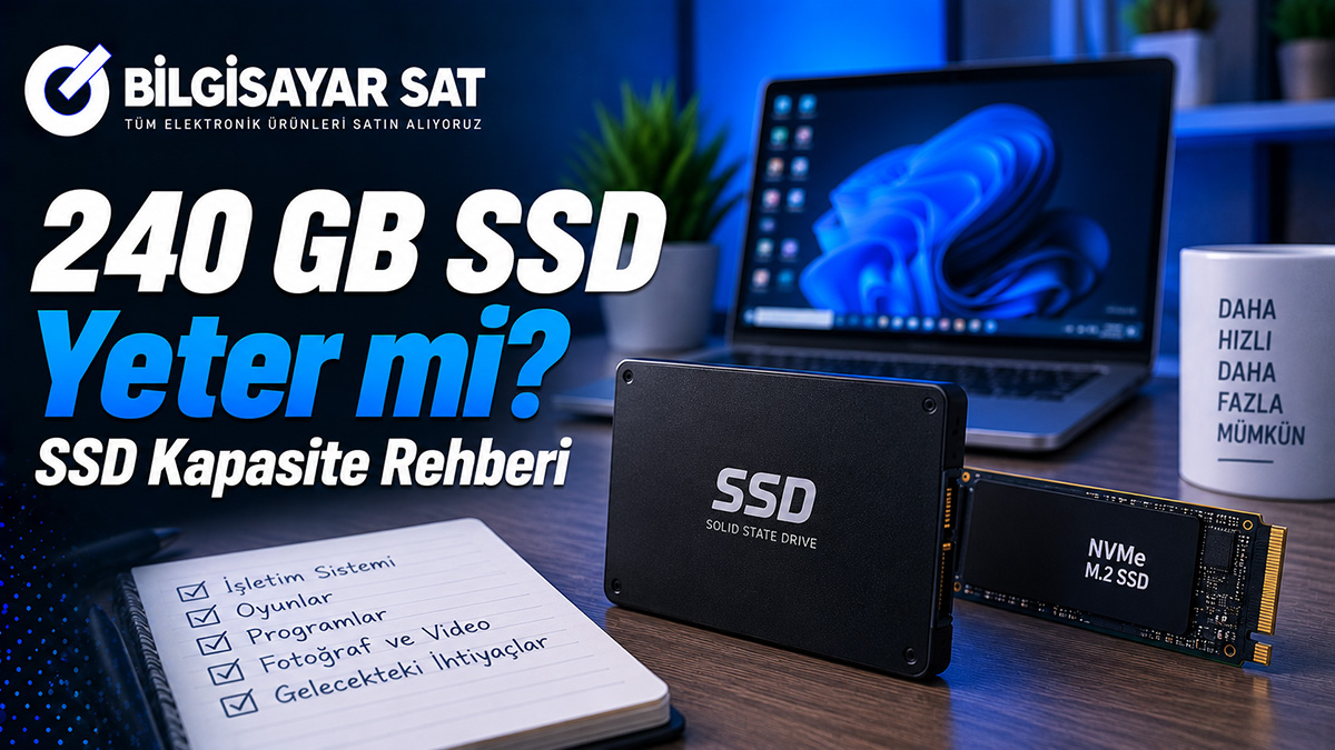 240 GB SSD Yeter mi? SSD Kapasite Rehberi 7 240 GB SSD Yeter mi? SSD Kapasite Rehberi