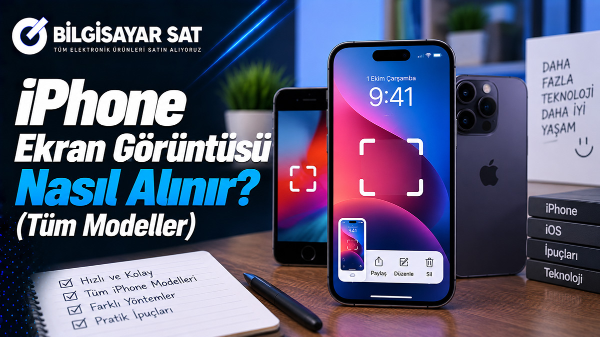 iPhone Ekran Görüntüsü Nasıl Alınır? (Tüm Modeller) 5 iPhone Ekran Görüntüsü Nasıl Alınır? (Tüm Modeller)
